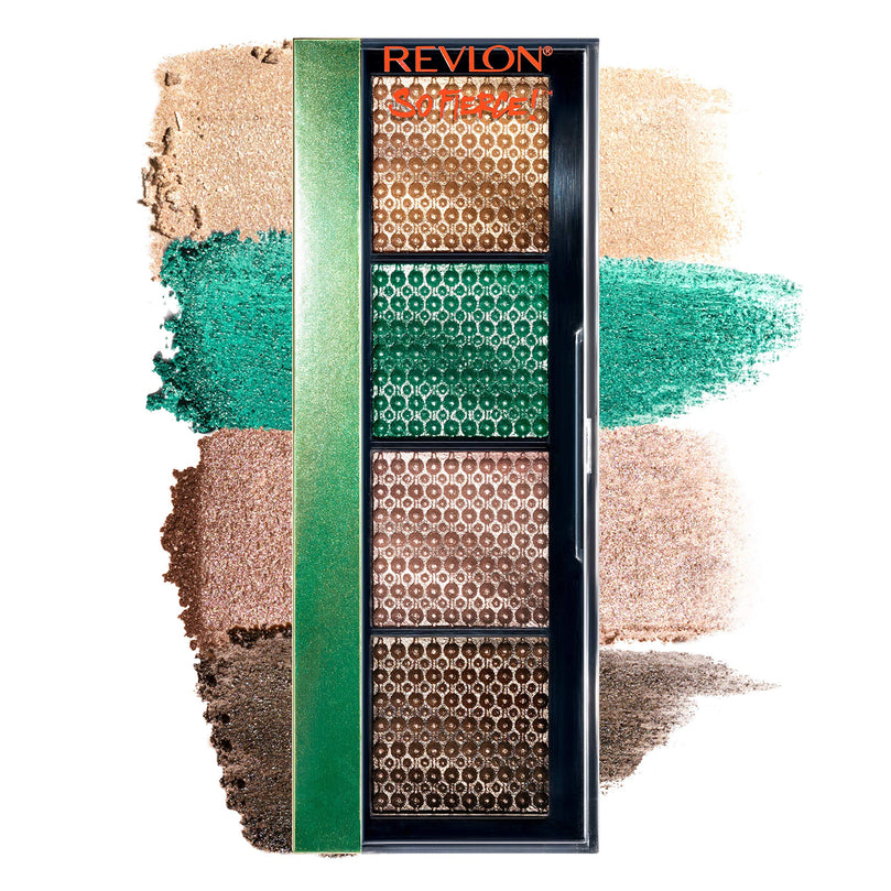 Revlon Eyeshadow Palette by Revlon, So Fierce Prismatic Eye Makeup, Ultra Creamy Pigmented in Blendable Matte & Pearl Finishes, 962 Fully Loaded, 0.21 Oz, 962 Fully Loaded, 0.21 oz.