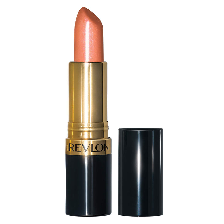 Revlon Super Lustrous Lipstick, Pearl Finish, High Impact Lipcolor with Moisturizing Creamy Formula, Infused with Vitamin E and Avocado Oil, 120 Apricot Fantasy, 0.15 oz