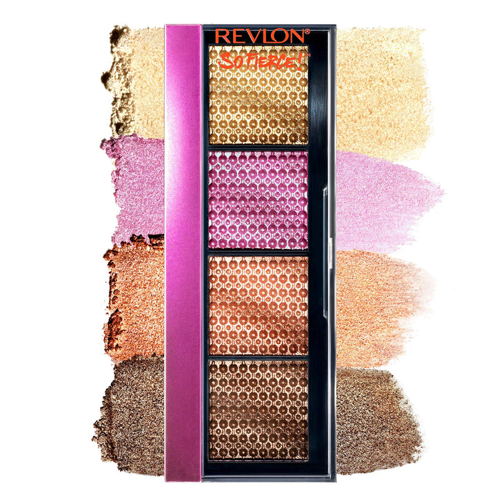 Revlon Eyeshadow Palette by Revlon, So Fierce Prismatic Eye Makeup, Ultra Creamy Pigmented in Blendable Matte & Pearl Finishes, 966 The Big Bang, 0.21 Oz, 966 The Big Bang, 0.21 oz.