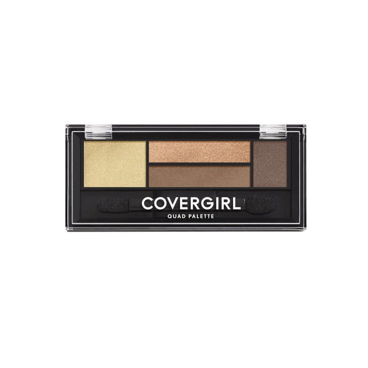 COVERGIRL EyeShadow Quad Palettes, 705 Go For The Golds, 0.06 oz