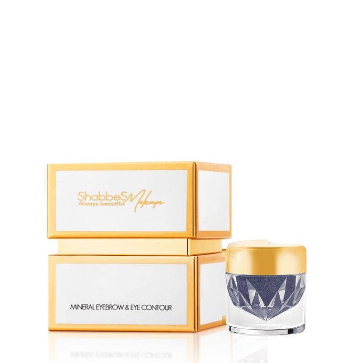 Shabbes Makeup 2 IN 1 Mineral Eyeliner / eyeshadow NAVY BLUE 02 with no brush