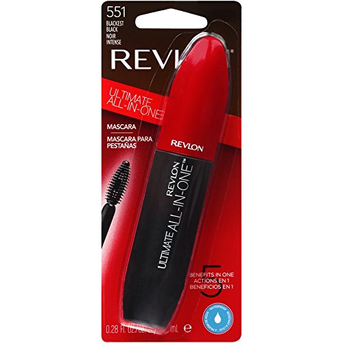 Revlon Ultimate All-in-One Mascara, Waterproof Blackest Black