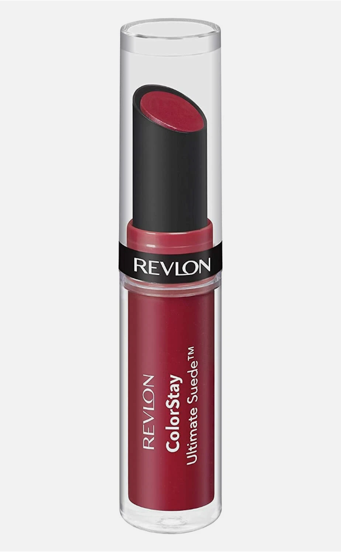 Revlon ColorStay Ultimate Suede Lipstick, Longwear Soft, Ultra-Hydrating High-Impact Lip Color, Formulated with Vitamin E, 050 Couture, 0.09 oz