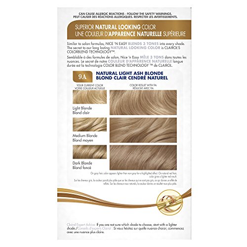 Clairol Nice 'n Easy Permanent Color, Natural Light Ash Blonde 1 ea