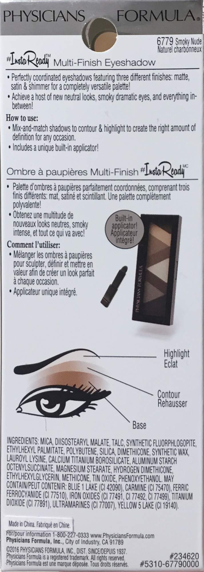 Physicians Formula #InstaReady Multi-Finish Eyeshadow, Smoky Nude
