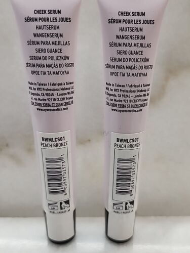 2 NYX -Bare With Me Luminous Cheek Serum - PEACH BRONZE