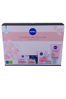 Nivea Soft Rose Care Set Day & Night Cream, MU Remover, Wash Gel & Wipes