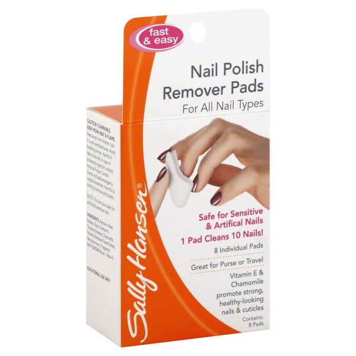 Coty Sally Hansen  Nail Polish Remover Pads, 8 ea