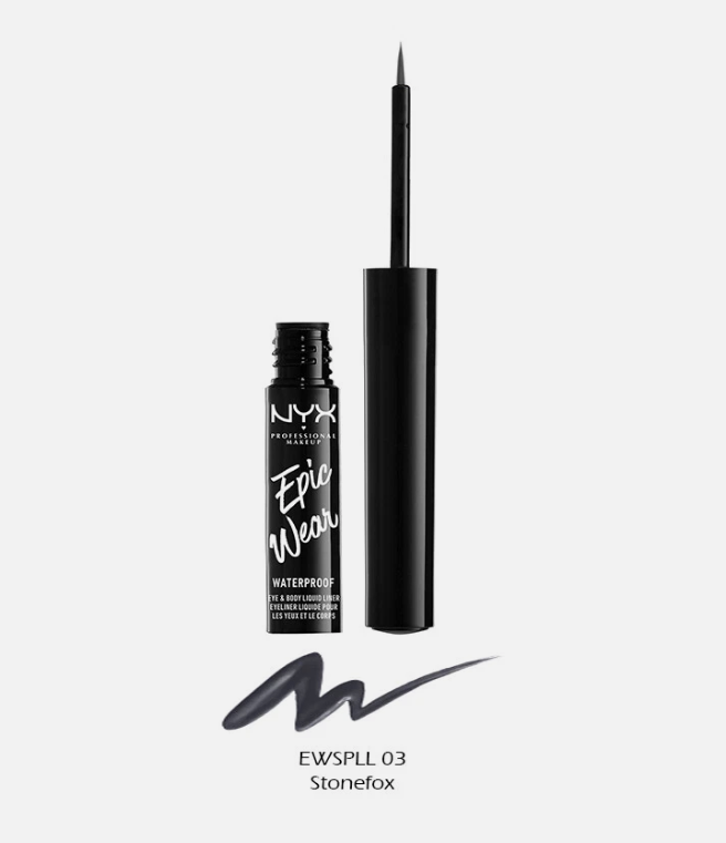 NYX PROFESSIONAL MAKEUP Epic Wear Liquid Liner, Long-Lasting Waterproof Eyeliner - Stone Fox