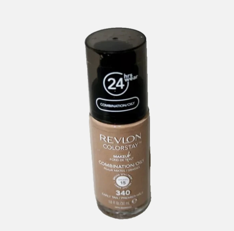 Revlon ColorStay Liquid Foundation Face Makeup for Combination & Oily Skin - 340 Early Tan 1 Fl Oz