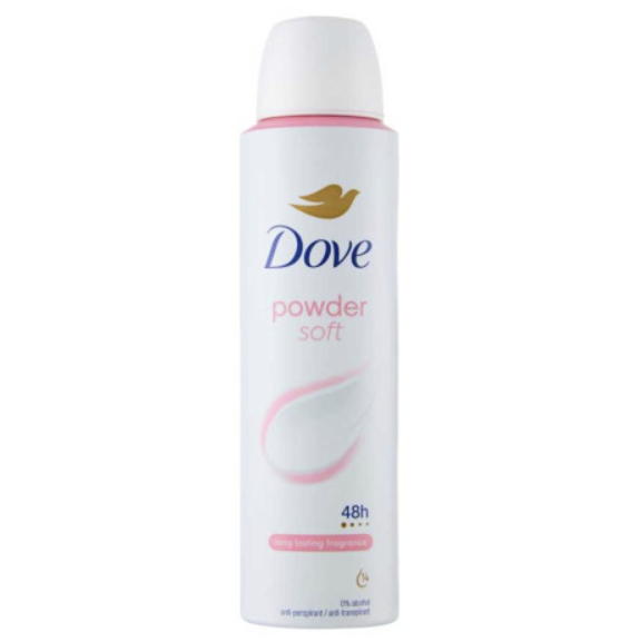 Dove Anti Perspirant Deodorant 48h Powder Spray 150 ml (6 PACK)