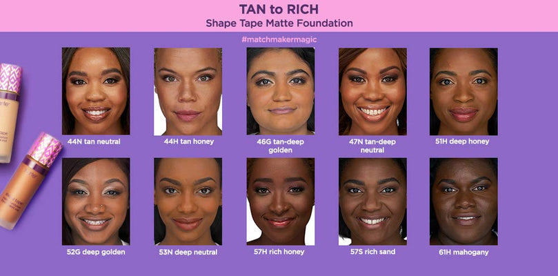 double duty beauty shape tape matte foundation- 57H rich honey