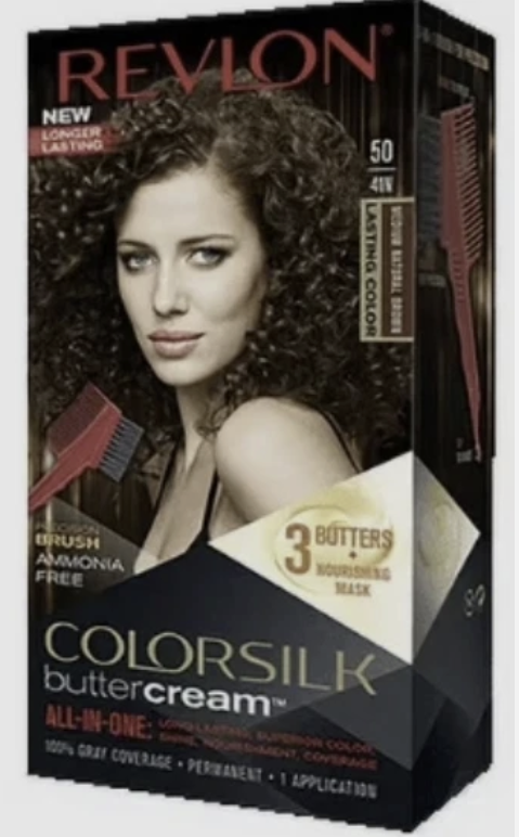 Revlon Luxurious Colorsilk Buttercream, Medium Brown