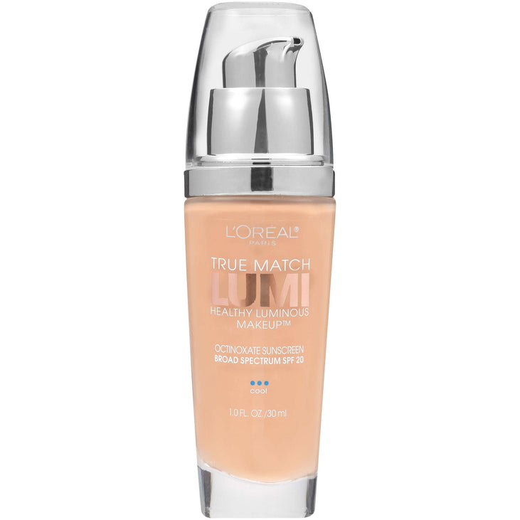 L'Oreal Paris True Match Lumi Liquid Foundation Makeup, C5 Classic Beige, 1 fl oz