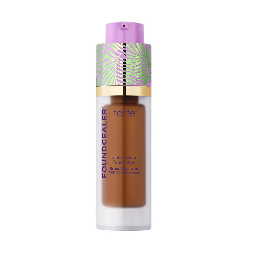 tarte babassu foundcealer skincare foundation Broad Spectrum SPF 20-54H deep honey (deep skin with warm, peach undertones)