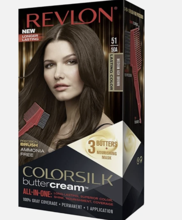 Revlon Luxurious Colorsilk Buttercream, Medium Ash Brown