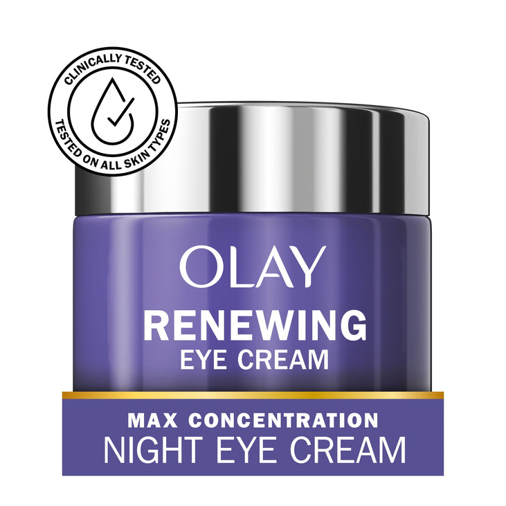 Olay Retinol 24 MAX Night Eye Cream, All Skin Types, 0.5 oz