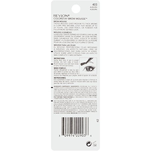 Revlon Colorstay Brow Mousse Auburn