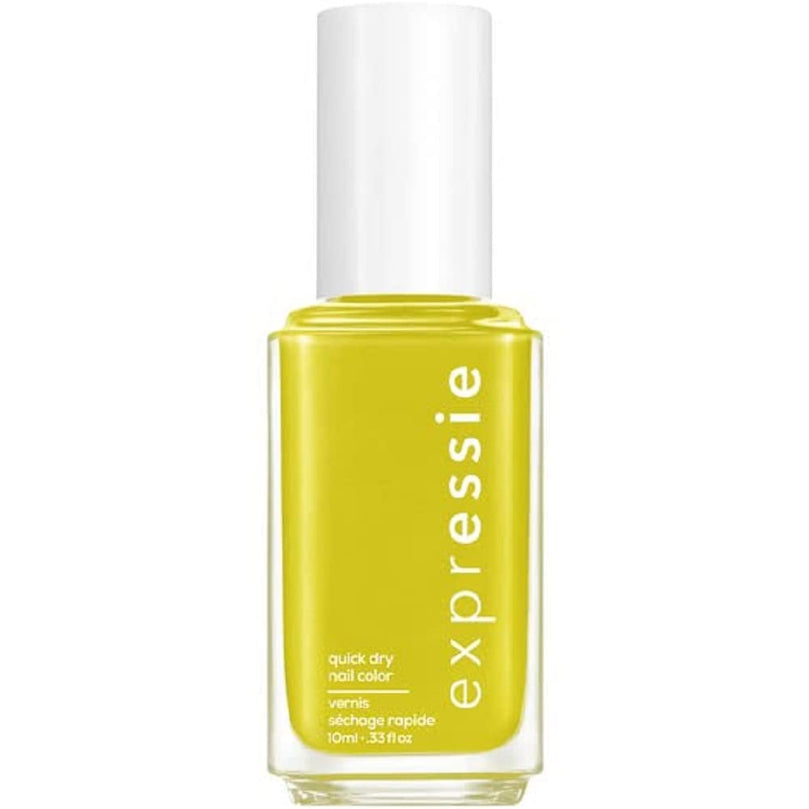 essie Expressie Quick Dry 8 Free Vegan Nail Polish, Green Yellow, 0.33 fl oz Bottle