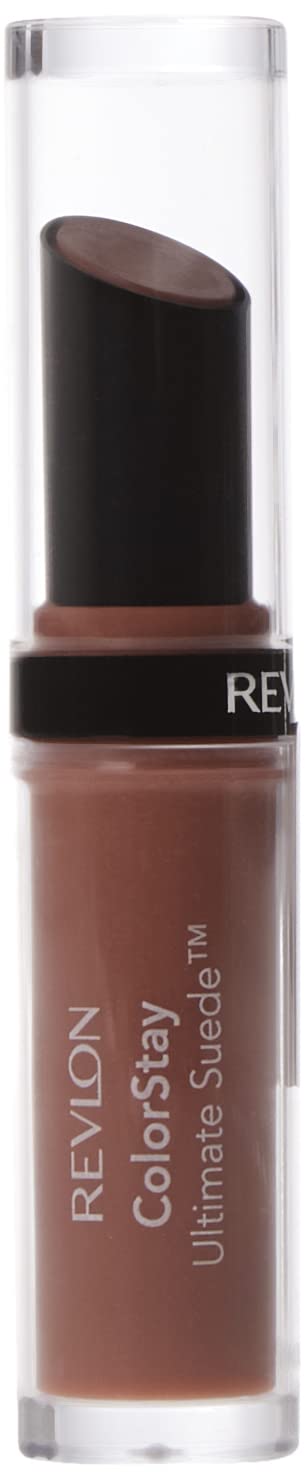 Revlon ColorStay Ultimate Suede Lipstick, Longwear Soft, Ultra-Hydrating High-Impact Lip Color, Formulated with Vitamin E, 099 Influencer, 0.048 oz