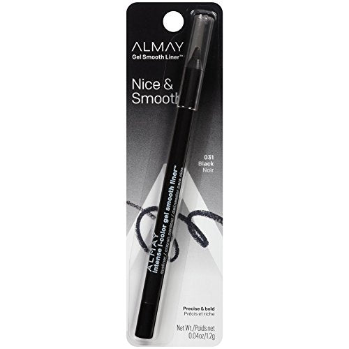 Almay Intense I-Color Gel Smooth Liner, Black (For Brown Eyes)