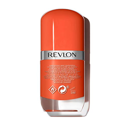 REVLON Ultra HD Snap Nail Color, Natural Rich Glossy Polish, 100% Vegan Formula, No Base or Top Coat Needed, 007 Hot Stuff, 0.27 fl oz