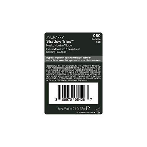 Almay Smokey Eyeshadow Trios, 80 Caffeine Kick, 0.19 oz