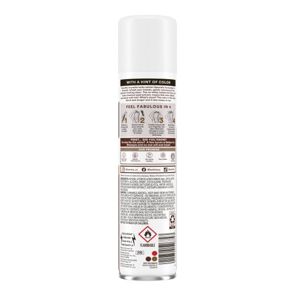 Batiste Dry Shampoo, Brunette, 3.81 oz (Pack of 2)