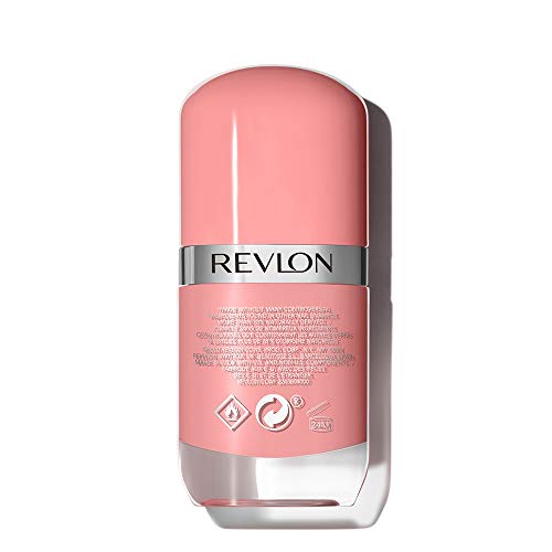 REVLON Ultra HD Snap Nail Color, Natural Rich Glossy Polish, 100% Vegan Formula, No Base or Top Coat Needed, 027 Think Pink, 0.27 fl oz