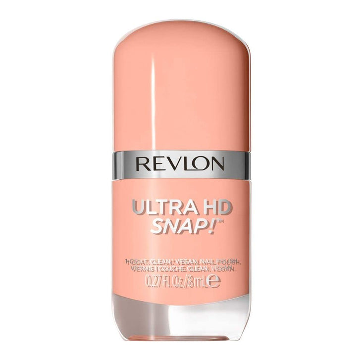 REVLON Ultra HD Snap Nail Color, Natural Rich Glossy Polish, 100% Vegan Formula, No Base or Top Coat Needed, 018 Keep Cool, 0.27 fl oz