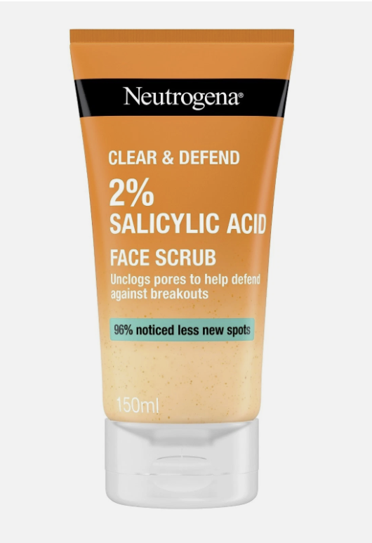 Neutrogena Clear & Defend Facial Scrub 150 ml (3 PACK)
