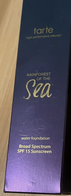 TARTE Rainforest Of The Sea Water Foundation 32G MEDIUM GOLDEN