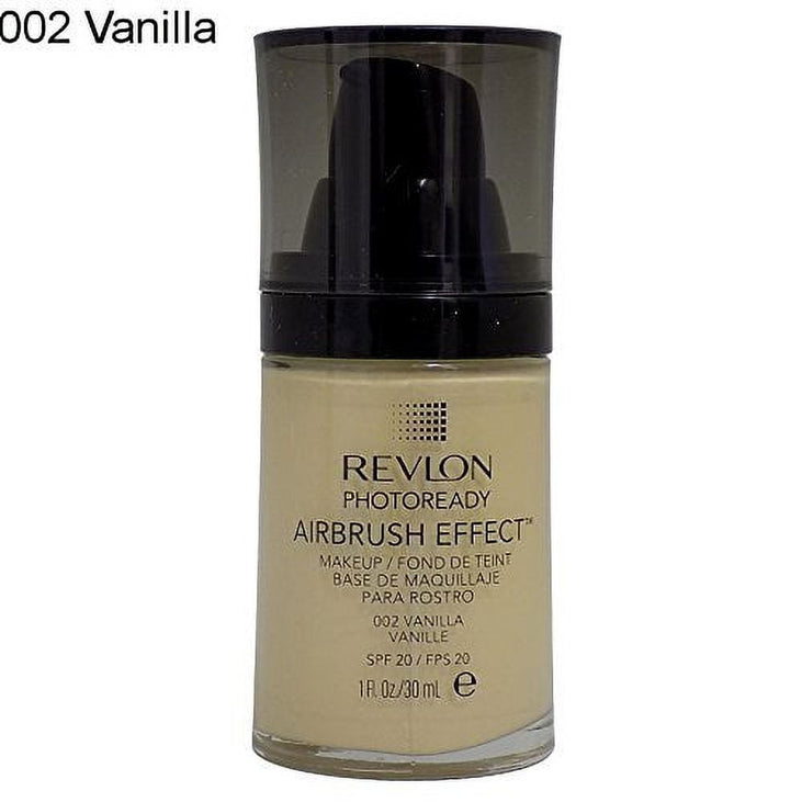 Revlon PhotoReady Airbrush Effect Makeup SPF20 002  Vanilla  1 Fl Oz.