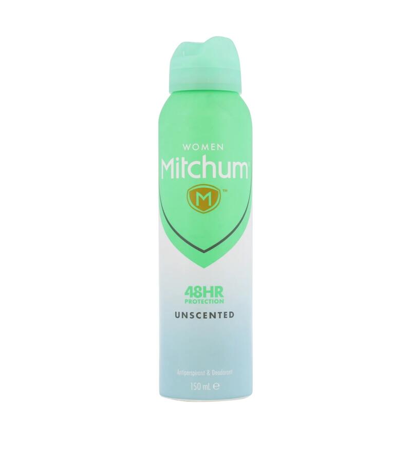 Mitchum 48HR Women Unscented Spray Antiperspirant Deodorant 150ML