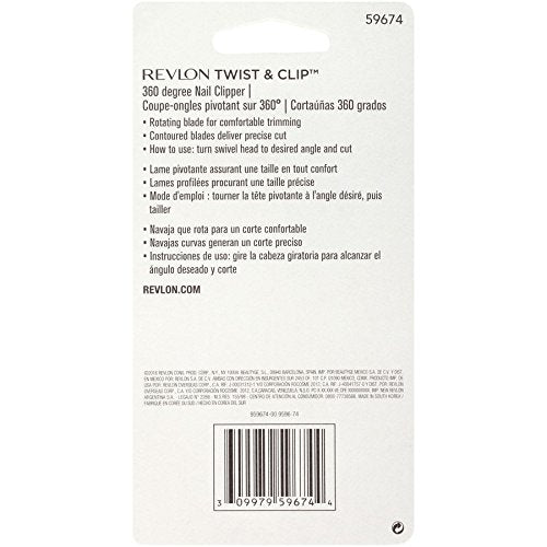 Revlon Twist & Clip 360 Nail Clipper 59671
