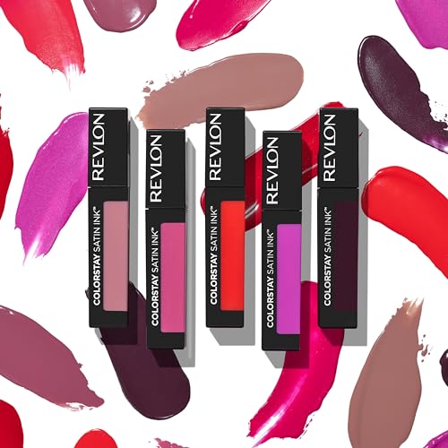 REVLON ColorStay Satin Ink Crown Jewels Liquid Lipstick 036 Royal Amethyst 0.17 fl oz.