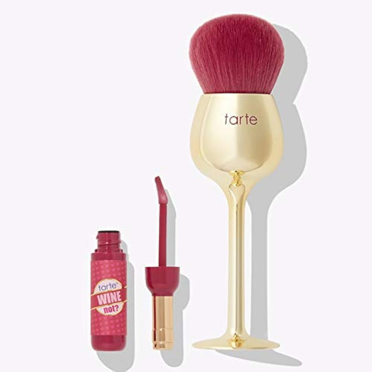 TARTE wine not? lip gloss & brush set