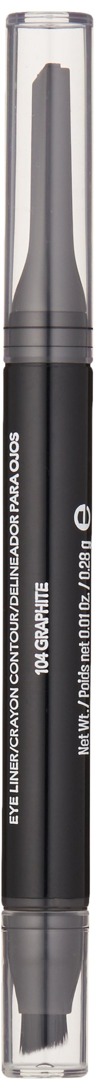 Revlon ColorStay 2-in-1 Angled Kajal Eyeliner, Graphite