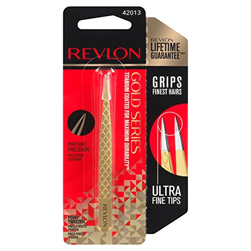 Revlon Gold Series Titanium Coated Point Tweezer 42013