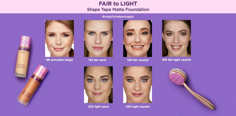 Tarte double duty beauty shape tape matte foundation 20S light sand