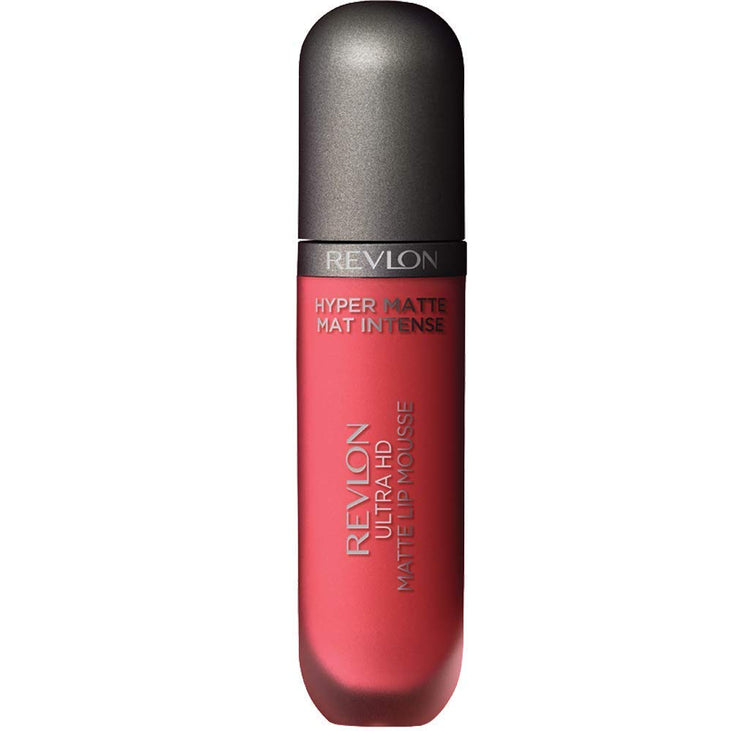 Revlon Ultra HD Lip Mousse Hyper Matte, Liquid Cream-like Lipstick, 0.16 oz, 810 Sunset