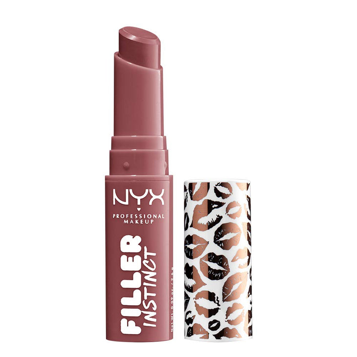 NYX Professional Makeup Filler Instinct Sheer Plumping Lip Balm, Hydrating formula, infused with Hyaluronic Acid and Ginger, Sugar Pie