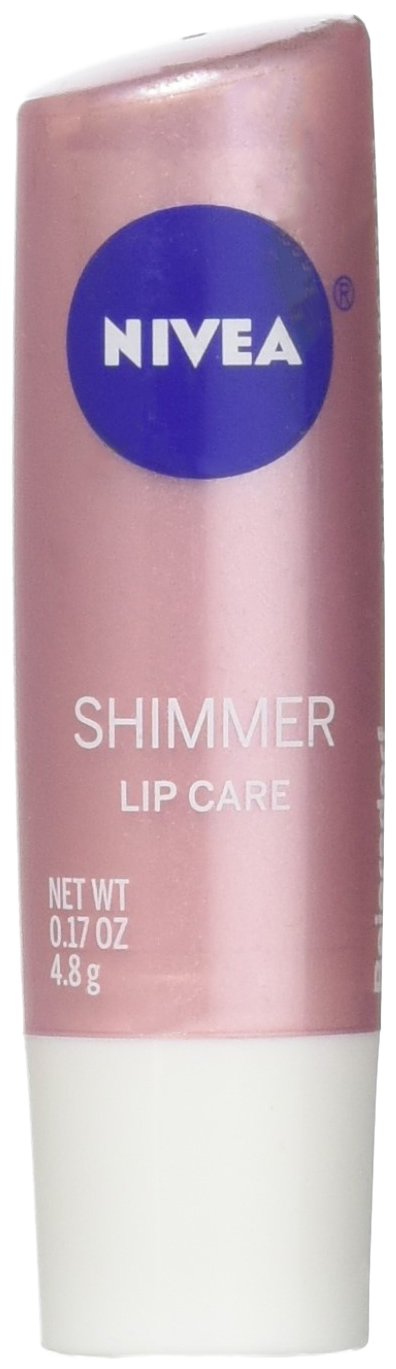 NIVEA Shimmer Lip Care, Moisturizing Lip Balm Stick, 0.17 Oz