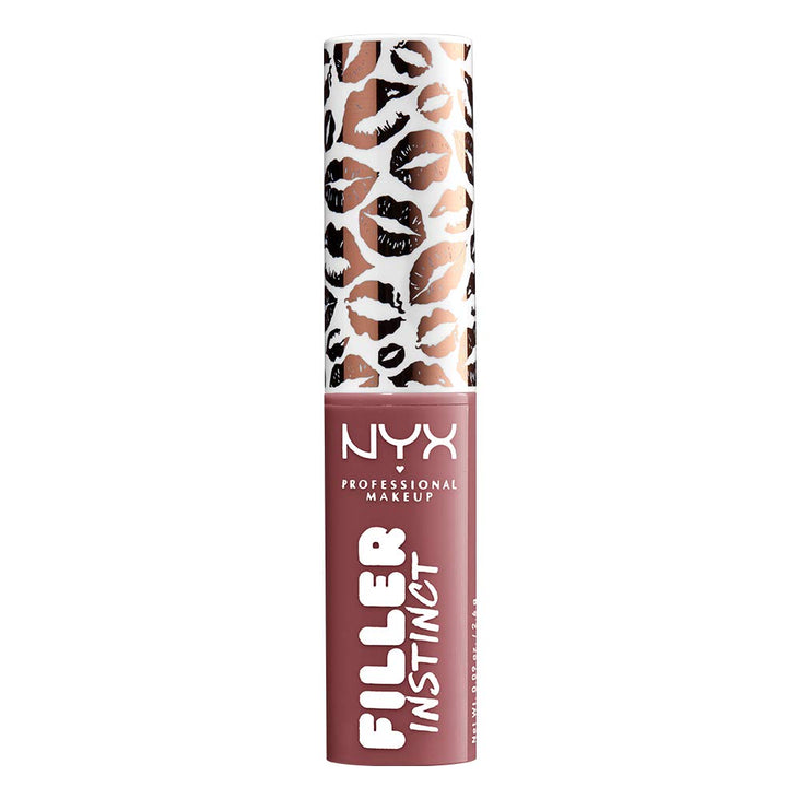 NYX Professional Makeup Filler Instinct Sheer Plumping Lip Balm, Hydrating formula, infused with Hyaluronic Acid and Ginger, Sugar Pie