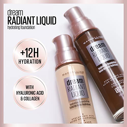 Maybelline Dream Radiant Liquid Hydrating Foundation - 10 Porcelain Ivory