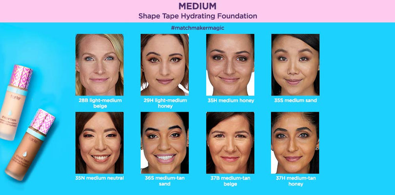 Tarte Double Duty Beauty Shape Tape Hydrating Foundation 37B Medium Tan Beige