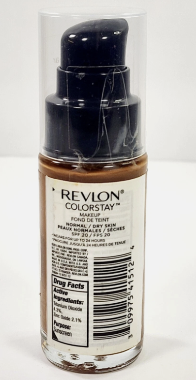 Revlon ColorStay Liquid Foundation, Face Makeup for Normal & Dry Skin - 410 Cappuccino 1 fl oz