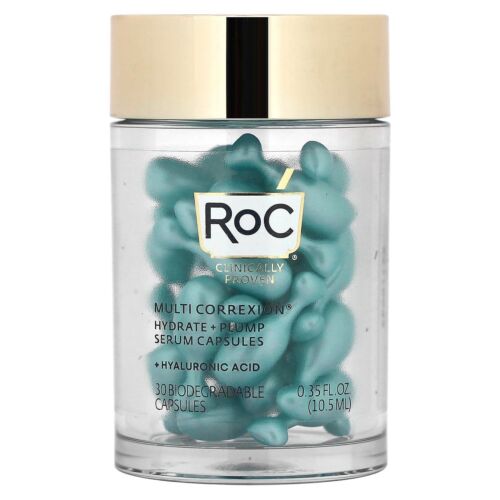 Multi Correxion, Hydrate + Plump, Night Serum Capsules, Fragrance-Free, 30