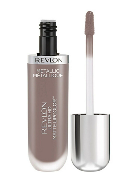 Revlon Ultra HD Metallic Matte Liquid Lipcolor, Liquid Lipstick, 100% Wax-Free, Luster