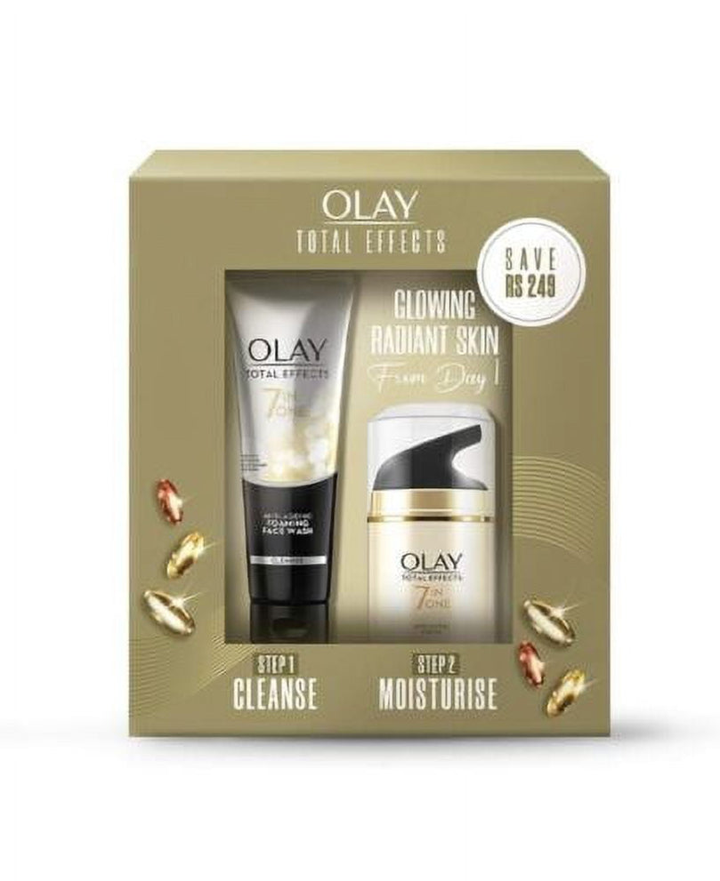 Olay Total Effects Set Day Cream Foaming Cleanser Fresh